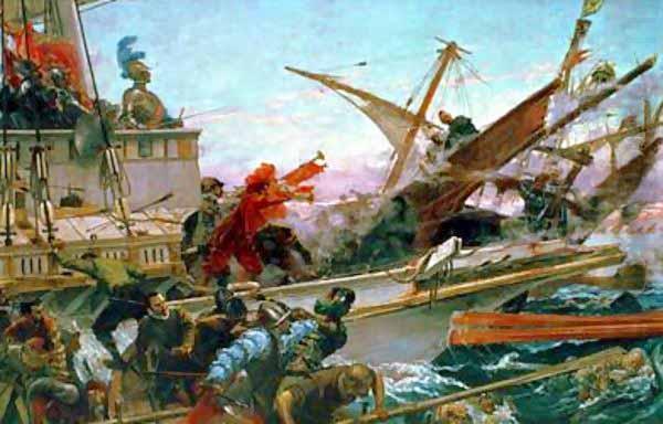 The Battle of Lepanto, Juan Luna